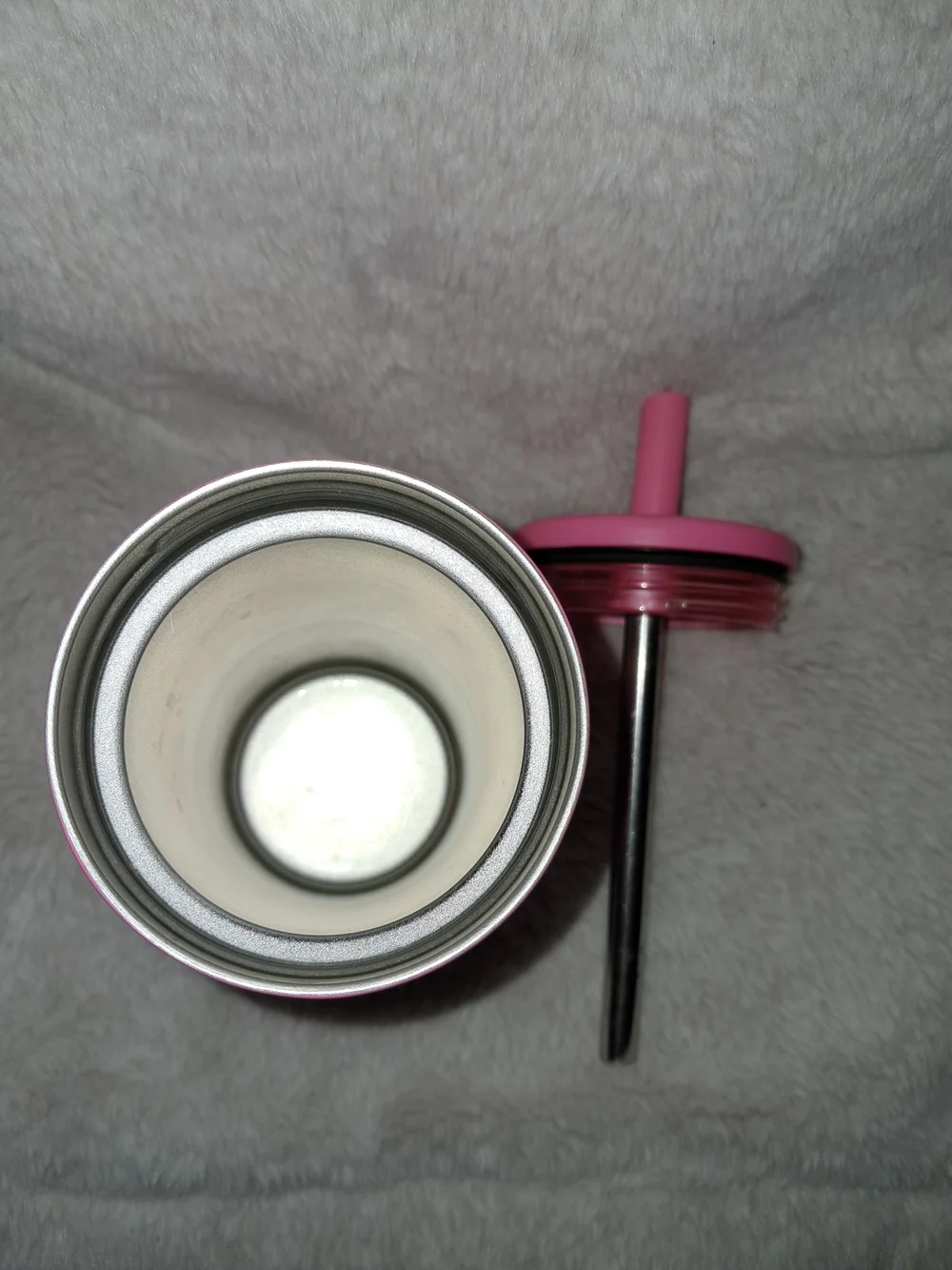 Brumate Hot Pink Insulated Straw Tumbler Leak-Resistant Travel Cup 12 Oz Slim